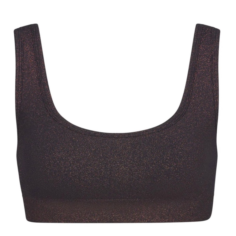 SKIMS SOFT SMOOTHING SHINE SCOOP NECK BRALETTE